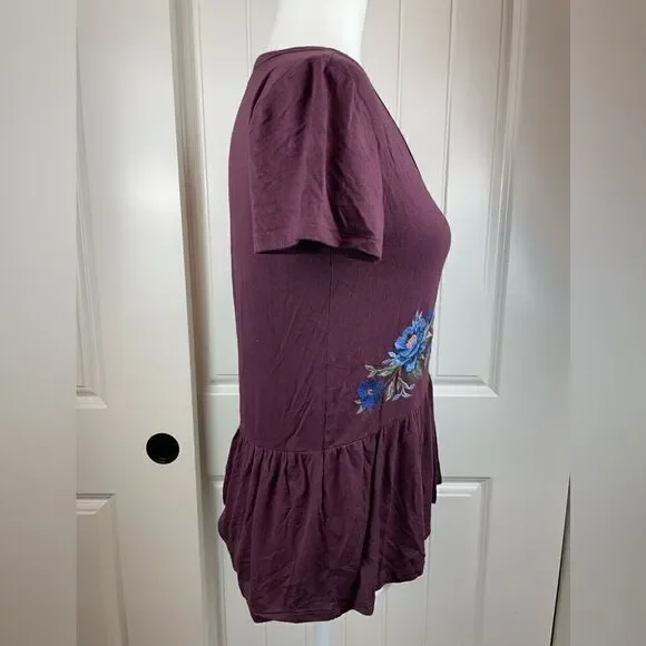 FLORAL Button Up Top - Picture 2 of 7